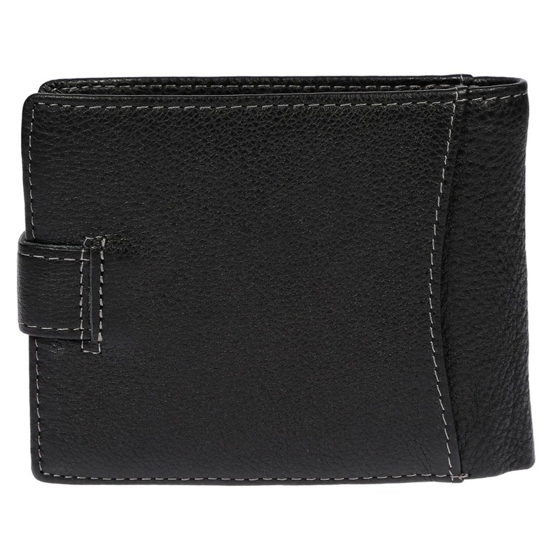 Riegel Men's Leather Wallet Black 39 EU Black