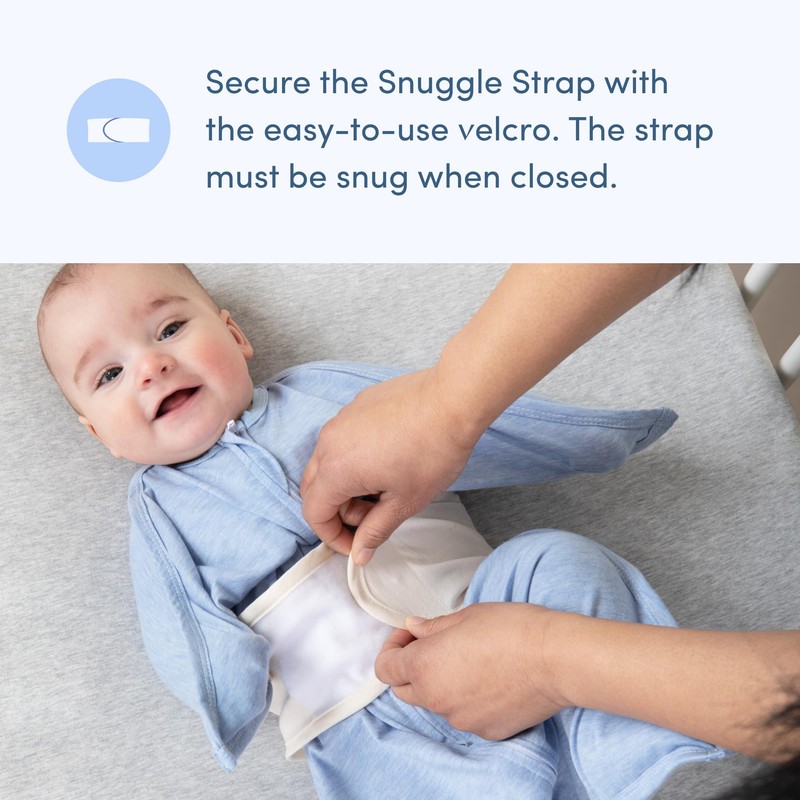 SleepingBaby Zipadee-Zip Snuggle Strap - Wearable Blanket Accessory for Transition