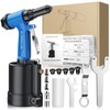 VORXEON Pneumatic Rivet Gun Kit with 500 Aluminum Blind Rivets