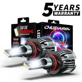 CHUSYYRAY 9006 LED Headlight Bulbs Low Beam Super Bright White Conversion Kits