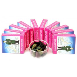 Original Crottendorfer Räucherkerzen – 10 x 24 Economy Pack – Minis Colourful Mix Ore Mountains