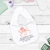 Mr. & Mrs. Panda Squid Baby Bib, White