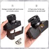 MUZIRI KINOKOO Alpha 7C II Case, Retro Style Genuine Leather