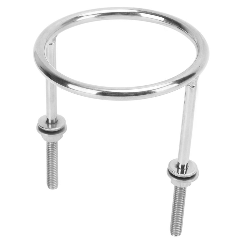 Boat Ring Cup Holder 316 Stainless Steel Polished Anti Tilt