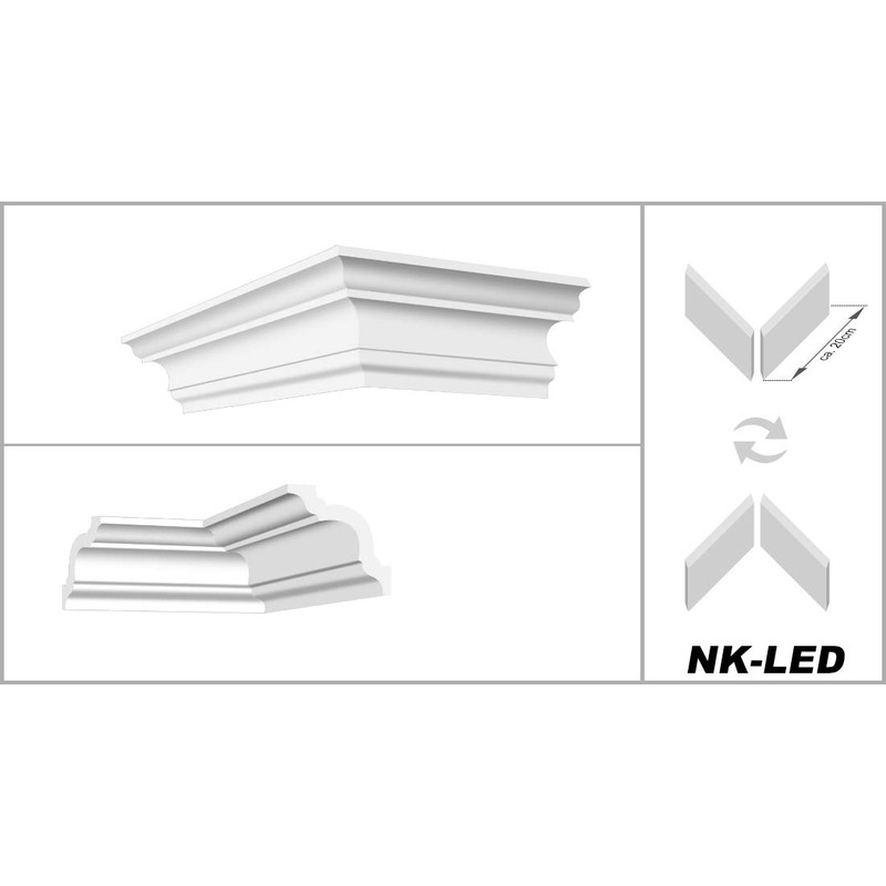 HEXIM LED Inner Corner Outer Corner Made of PU -