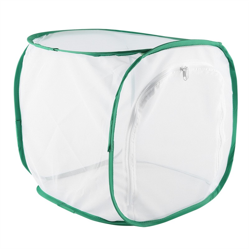 Large Foldable Portable Durable Ventilated Butterfly House Breeding Cage （S）