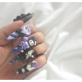  Premium Artlace Handmade Nail Tips ✨ - Short Round /  프리미엄아트레이스 수제네일팁 ✨ - 숏라운드