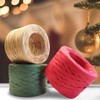 CREATRILL 3 Rolls Red Green Kraft 1/4" by 492 Feet