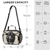 ALAZA Black Bull Kids Lunch Box Girls Boys Insulated Lunchbox