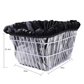 Bicycle Basket Cover Liner for Bicycle Basket Wire Basket Folding Waterproof