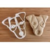 Jack Russell Cookie Cutter and Dog Treat Cutter - Face
