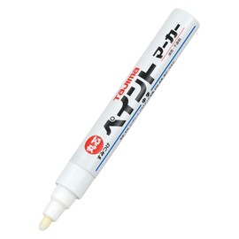 タジマ(Tajima) すみつけペイントマーカー 硬質・長芯(中字・丸芯3.0mm) 白 SPEM-WHI