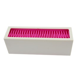 Speed mao Simple Cute Makeup Brush Stand Holder Nail Brush Pen Holder White