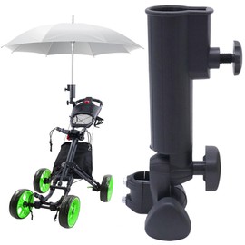 SYXLS Universal Golf Umbrella Frame, 19 cm Umbrella stand, 180 ° Adjustable，Easy to Install Golf Cart Accessories,Hands free umbrella stand，Bicycleoff Road Vehiclehandcart Stand, Easy to carry