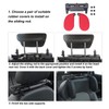 Car Headrest Pillow PU Adjustable Head Neck Support Rest Pillows