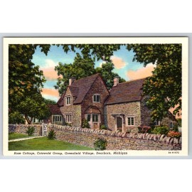 Linen Rose Cottage Cotswold Group Greenfield Village Dearborn Michigan c1940s