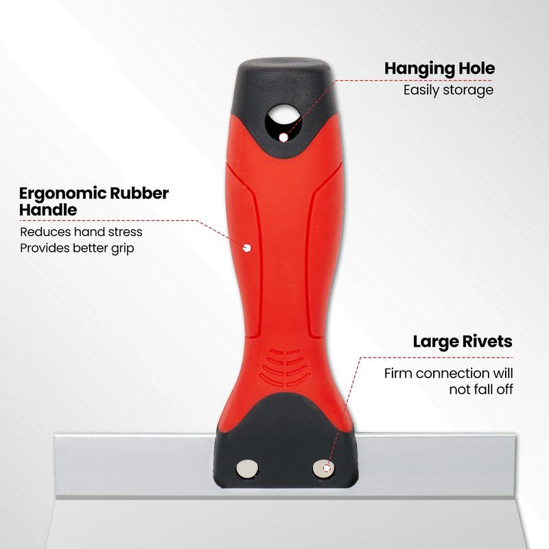 Fishark 6.5" Curved Bucket Scoop for Drywall & Plaster -