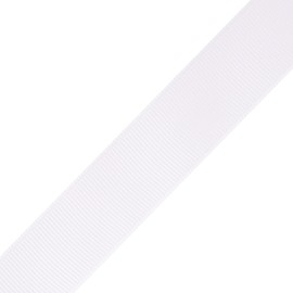 Fondersy 7/8" X 100 Yards Solid Grosgrain Ribbon for Gift Wrapping, Hair Bows, Parties, Wedding Decoration, Crafts Sewing(White)