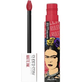 Maybelline SuperStay Matte Ink Labial Líquido, Larga Duración 16 Horas, Alta Pigmentación Sin Transferencia, Aplicador de Precisión en Flecha, Tono 80 Ruler, 5 ml