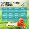For WORX 10 Pcs Grass Trimmer Line Spool & Cap