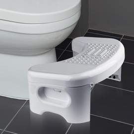 Toilet Stool,Foldable Poop Stool for Adults, Portable Pooping Step Stool for Bathroom, Toilet Bench for Feet with Dual Non-Slip Design