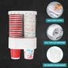 Belle Vous Wall-Mounted Double Tube Cup Dispenser - Pull Type