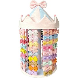 Organizador De Pinzas De Pelo Soporte para Lazos y Accesorios Portapinzas de Exhibición Para Tocador, Habitación De Niñas, Mostrador, Habitación Infantil, Cómoda, Dormitorio, Hogar Y