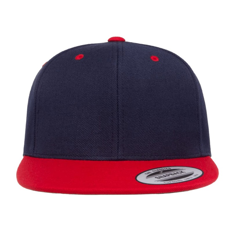 Flexfit YUPOONG 6089MT Baseball Flat Visor Adjustable 2 Tone 10