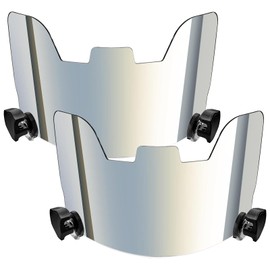 Xuhal 2 Pcs Football Visor for Youth Adult Football Helmet Visor Lacrosse Helmet Eye Shield Eye Protection for Sport(Silver)