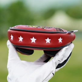 Funny Golf Head Covers, Putter Cover for OZ1 MEZZ 1 MEZZ1 MAX Putters, DF3 Putter Cover, Center Shaft Mallet Putter Cover with Magnetic Closure, PU Leather Material, Golf Gift for Men and Women, Eagle