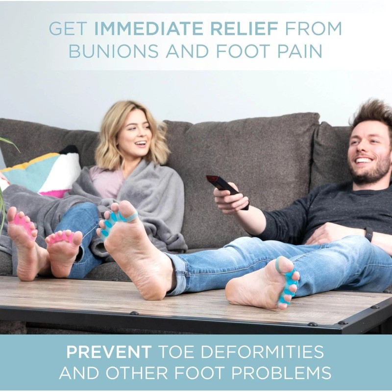 Mind Bodhi 4pc Mind Bodhi Toe Separators/Toe Spacers - For