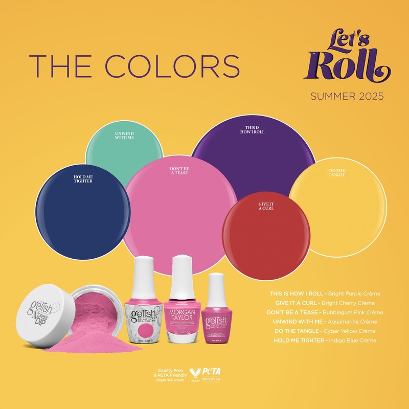 Gelish & Morgan Taylor Let's Roll Summer Trio Sets -