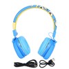 YLFASHION Kids Bluetooth Headphone Cartoon Foldable Adjustable Wireless Headset with