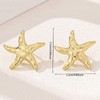 Starfish Stud Earrings Lightweight Boho Ocean Seashell Earring Trendy Summer