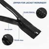 Sawoake 2PCS #5 28 Inch Separating Jacket Zippers for Sewing