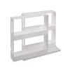UPP Spice Rack, Extendible White, Rotating Organiser System for Spices