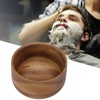 Wooden Men Shaving Bowl Burr Free Compact Shaving Cream Cup