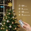 Lewondr Christmas Star Tree Topper, USB Powered Remote Controlled 11