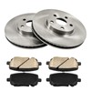 PHILTOP Front Brake Pads and Rotors kit Fit for Toyota