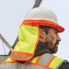 High Visibility Hard Hat Sun Neck Shade Neck Flap, 2