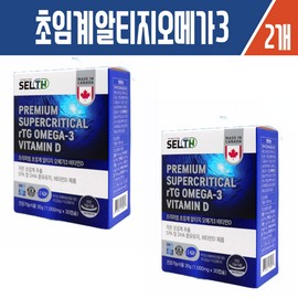Haesoldam Selth Supercritical RTZ Omega 3 30 capsules x 2 / 해솔담 selth 초임계알티지오메가3 30캡슐 X2개
