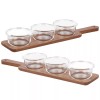 Home Essentials Table Setter Acacia Wood Serving Set, 2-pack Microwave