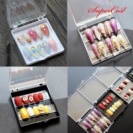 3 Types of Nail Art Tip Display Storage Cases / 네일아트 팁 전시 디스플레이 보관 케이스 3종