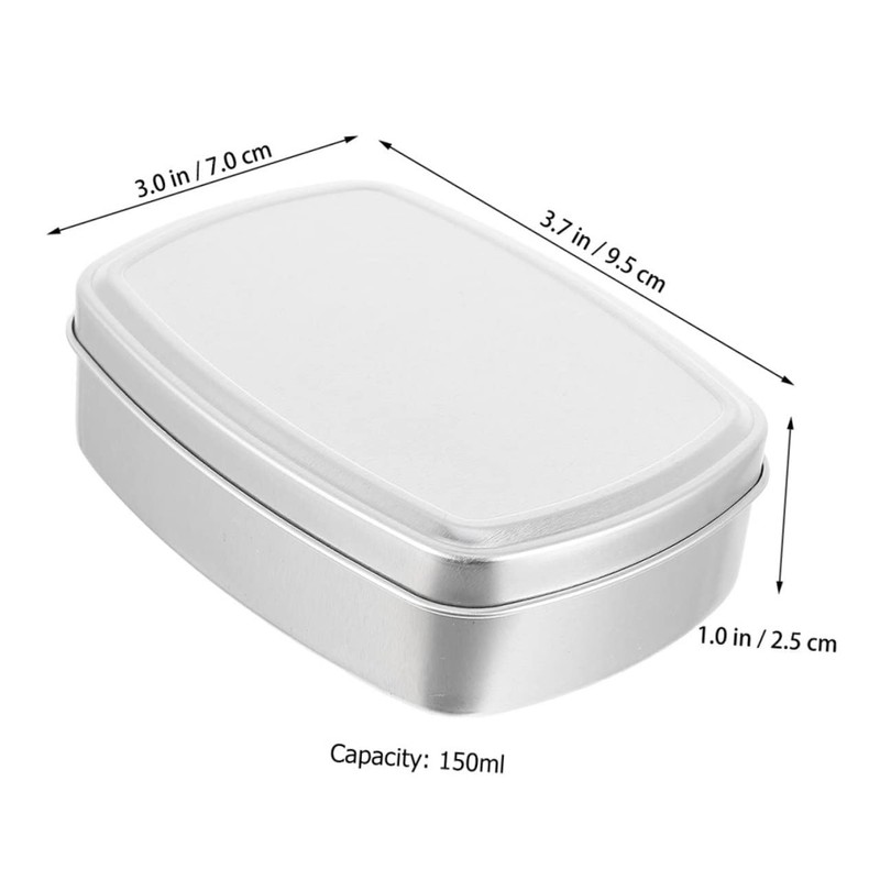Ciieeo Travel Essential Soap Case Lid Aluminum Soap Holder Perfect