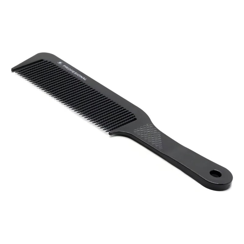 Lobo Peine Para Cabello Tipo Flat Top Plastico Negro