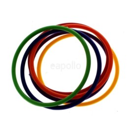 6 Pack Rainbow Pride Colour Plastic Bangles Bracelet Wristband Novelty Fancy Dress