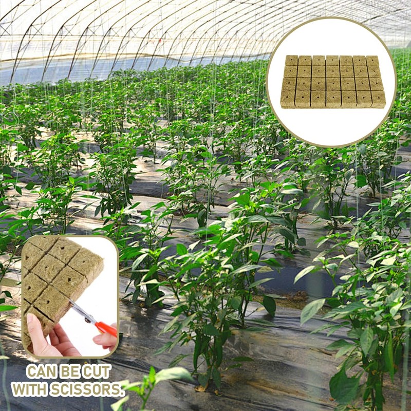Rock Wool Cultivation 28 Cubes - Rock Wool Cube 4