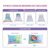 Todays Kids Mermaids Toddler Bedding Set for Girls - 4-Piece