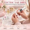 Electric Nail Drill,Cordless Nail Drill with LED Light,USB-C Charging,1PC