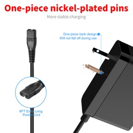 Charger for Bissell 3061 3190 3190A 31902 3191 3192 30921 AC Power Adapter Replacement Compatible with Bissell Featherweight Cordless Stick Vacuum 3061 Charger Power Cord